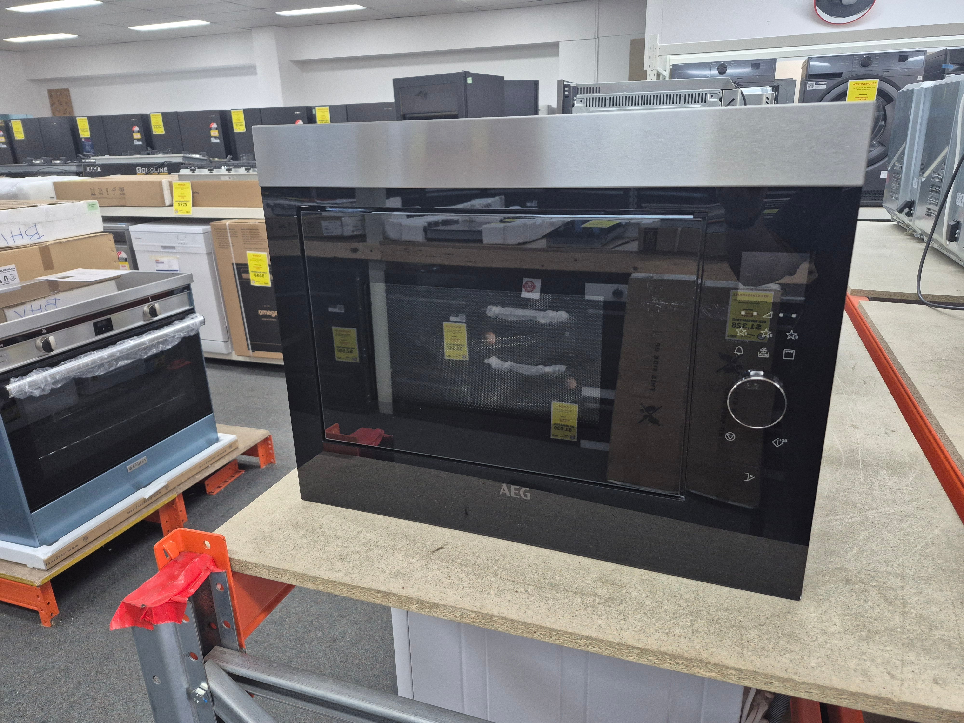 AEG MBE2658DEM 46cm Built-in Microwave Oven with Grill