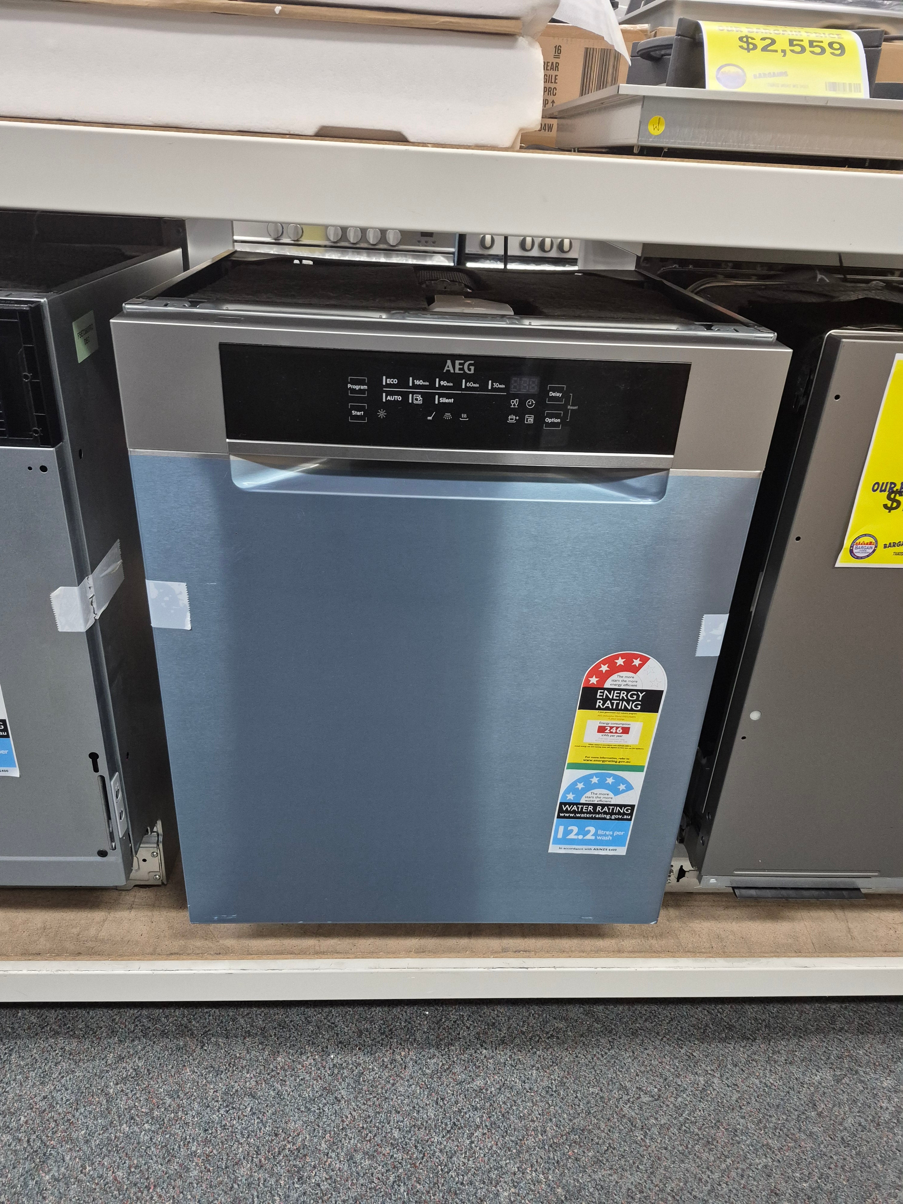 AEG FFE73700PM 60cm Built Under Stainless Steel Dishwasher
