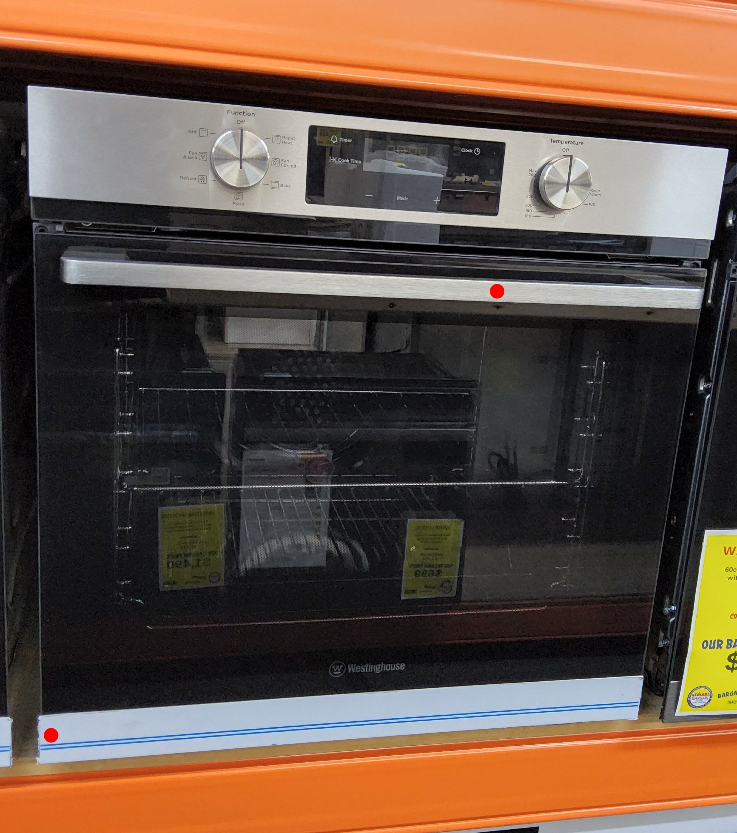 Westinghouse WVE6515SD 60cm Stainless Steel Multi-Function Oven