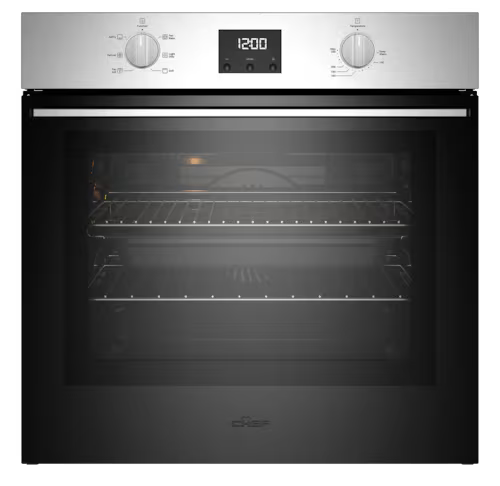 Chef CVE6414SC 60cm 6 Function Oven with AirFry and 10A Plug, Stainless Steel