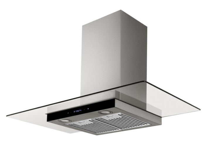 InAlto ARGF90BTS 90cm Flat Glass Canopy Rangehood