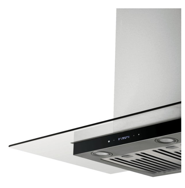 InAlto ARGF90BTS 90cm Flat Glass Canopy Rangehood