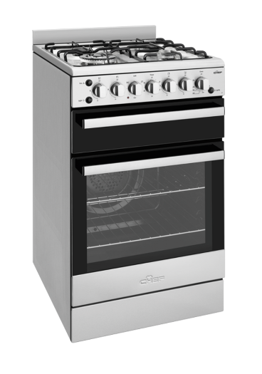 Chef CFG517SBNG 54cm Freestanding NG Gas Cooker