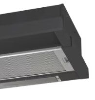 Chef CRR612DB 60cm Slide-Out Rangehood Black Front