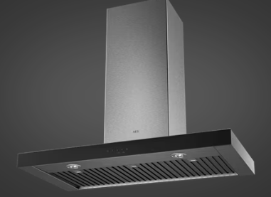 AEG DBR9980HB 90cm Quiet Canopy Rangehood With External Rooftop Motor DR09