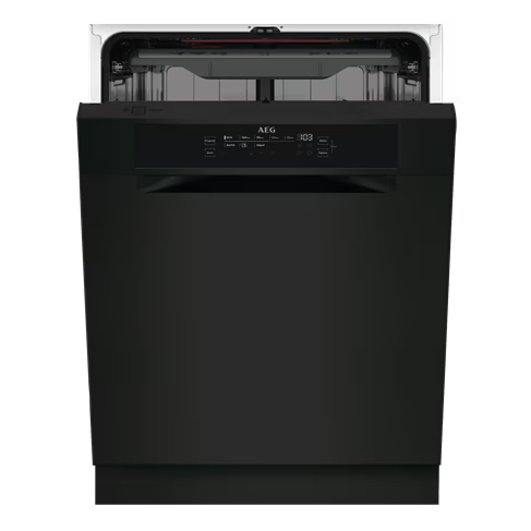 AEG FUF9490SMA 60cm built-under ComfortLift Matte Black dishwasher