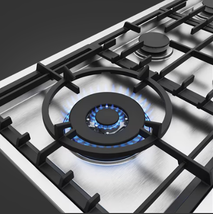 AEG HG90FXB 90cm 5 Burner Stainless Steel Gas Cooktop