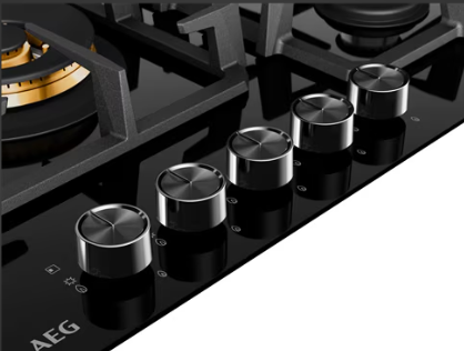 AEG HGC9566BB 90cm 5 Burner Ceramic Glass Gas Cook Top