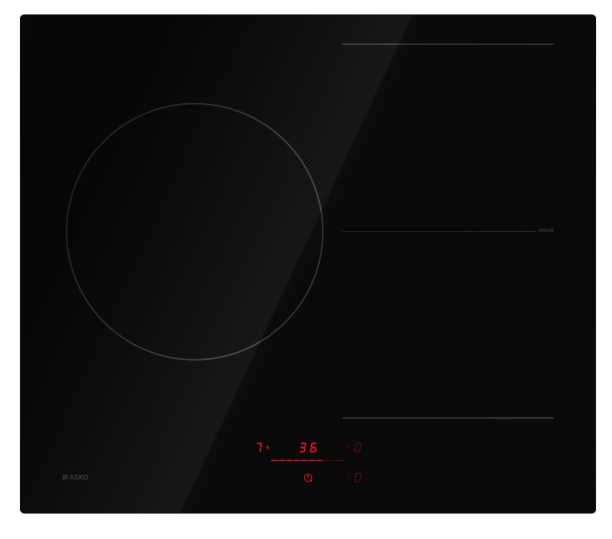 ASKO HI2632FBG1 60cm 3 Zone Bridge Induction Cooktop