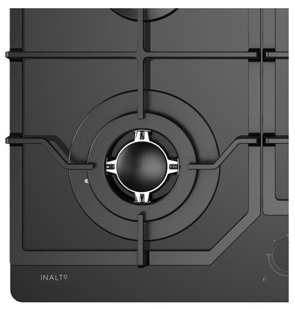 InAlto ICGG604W 60cm Gas on Glass Cooktop