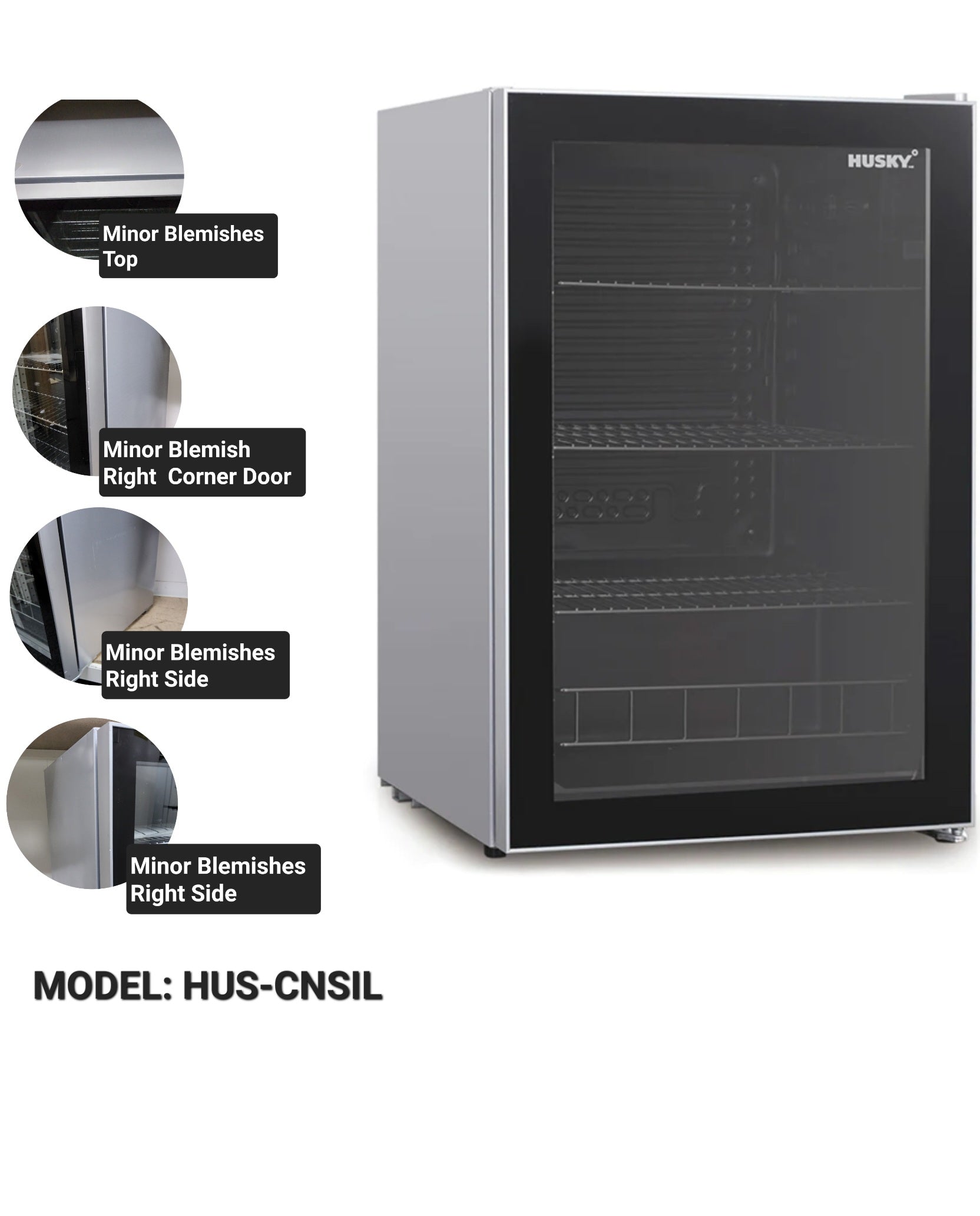 Husky HUS-CNSIL 130L Beverage Centre