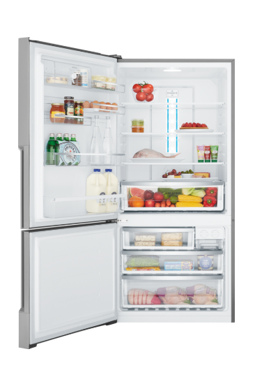 Westinghouse WBE5300SC-L Left Hand 496L Bottom Mount Fridge Stainless Steel