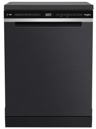 Whirlpool WDFS3R4NBSAU Maxi-Tub 14 Place Setting Freestanding Dishwasher in Black