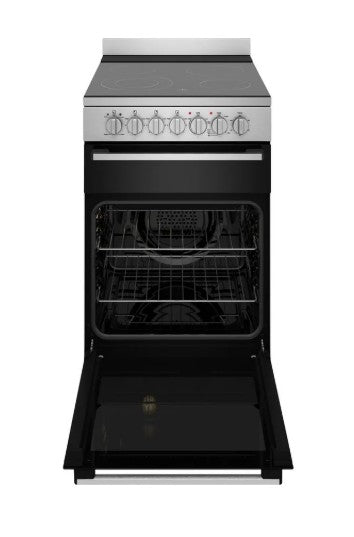 Westinghouse WFE542SCB 54cm Freestanding Electric Oven and Ceramic Cooktop Stainless Steel
