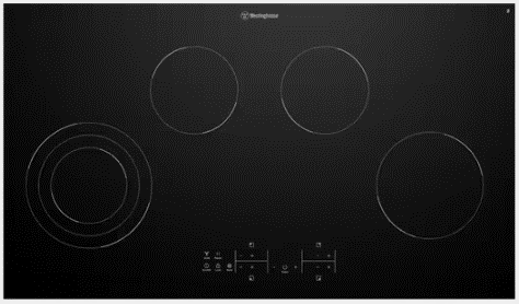 Westinghouse  WHC943BD 90cm Ceramic Cooktop with Triple Zone and Hob2Hood