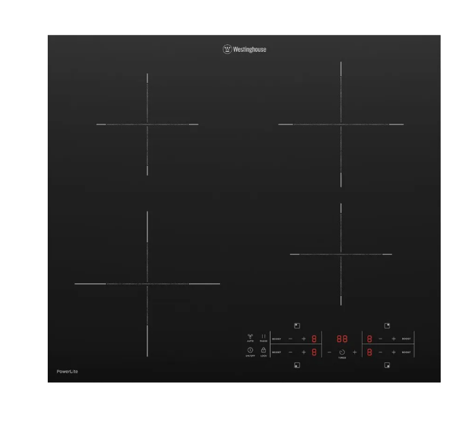 Westinghouse WHI642BE 60cm 4 Zone PowerLite Induction Cooktop