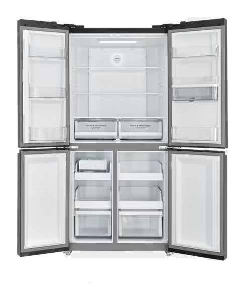 Westinghouse WQE4960BA 492L French Door Fridge Matte Charcoal Black