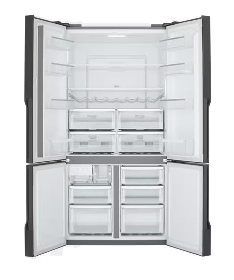 Westinghouse WQE5600BA 564L French Quad Door Refrigerator Matte Black