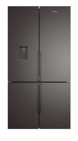 Westinghouse WQE5660BA 564L French Quad Door Refrigerator Matte Charcoal Black