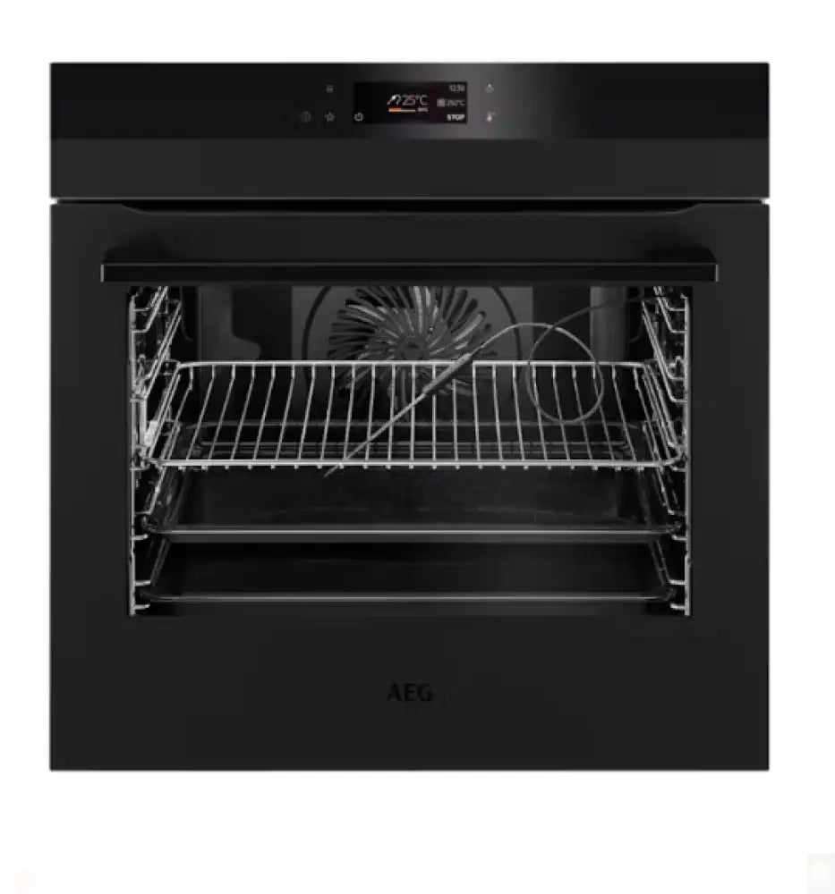 Aeg Bpk74238Pt 60Cm Sensecook Pyroluxe™ Multifunction 17 Oven Matte Black