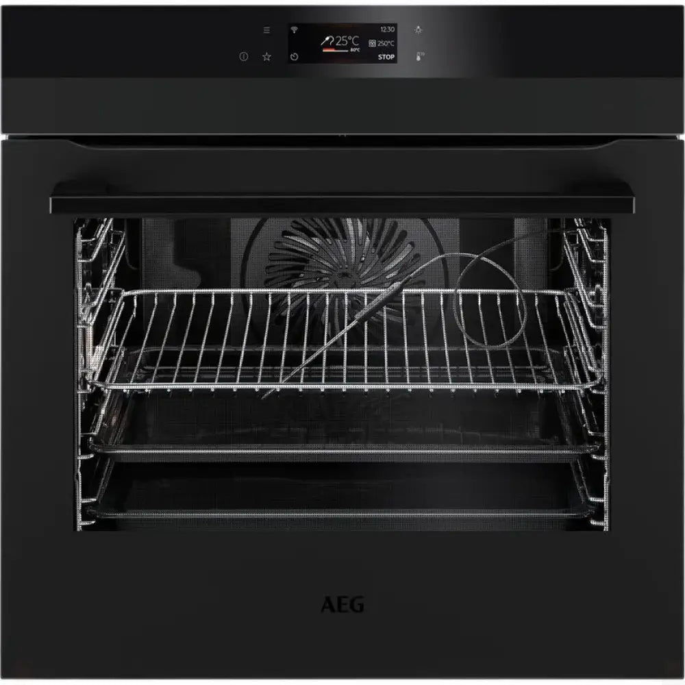 Aeg Bpk74338Pt 60Cm Matte Black Pyrolytic Oven