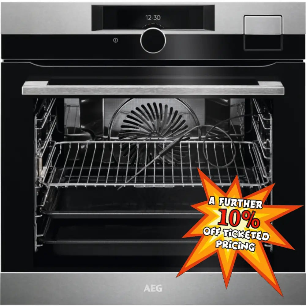 Aeg Bsk892330M -60Cm Steampro Multi-Function 25 Oven With Sousvide Stainless Steel