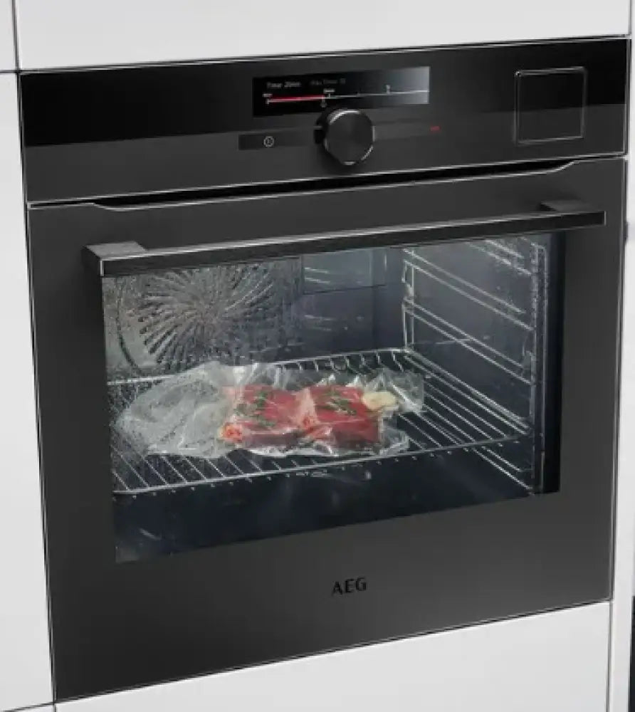 Aeg Bsk99733Pt 60Cm Steampro Multifunction 25 Ovenwith Steamify® Matte Black * Oven