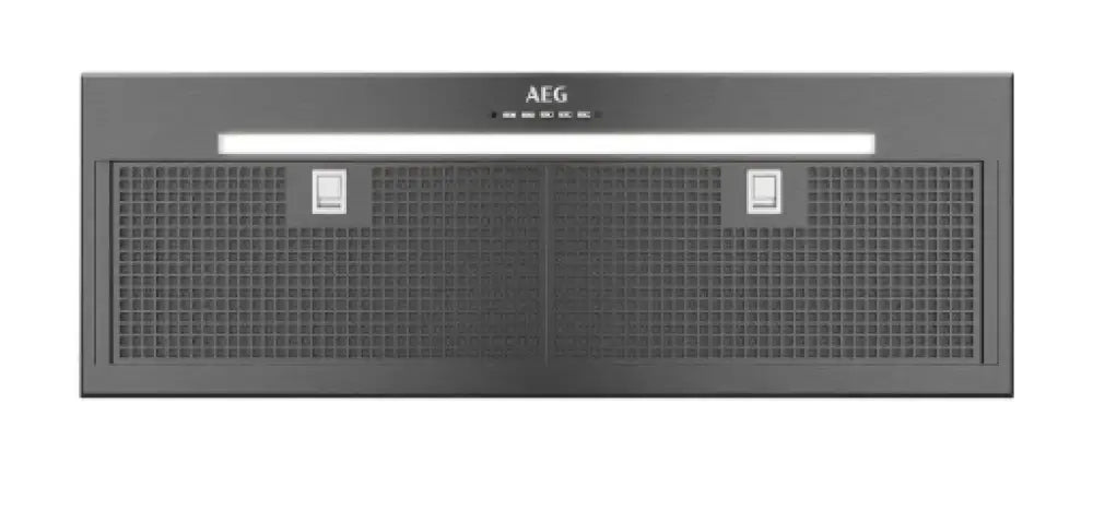 Aeg Dge7970Hb 86Cm Integrated Rangehood Dark Stainless