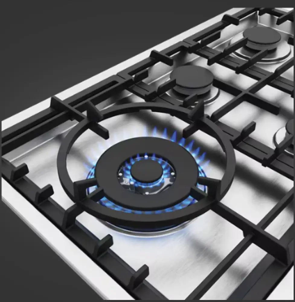 Aeg Hg75Fxb 75Cm 5 Burner Stainless Steel Gas Cooktop