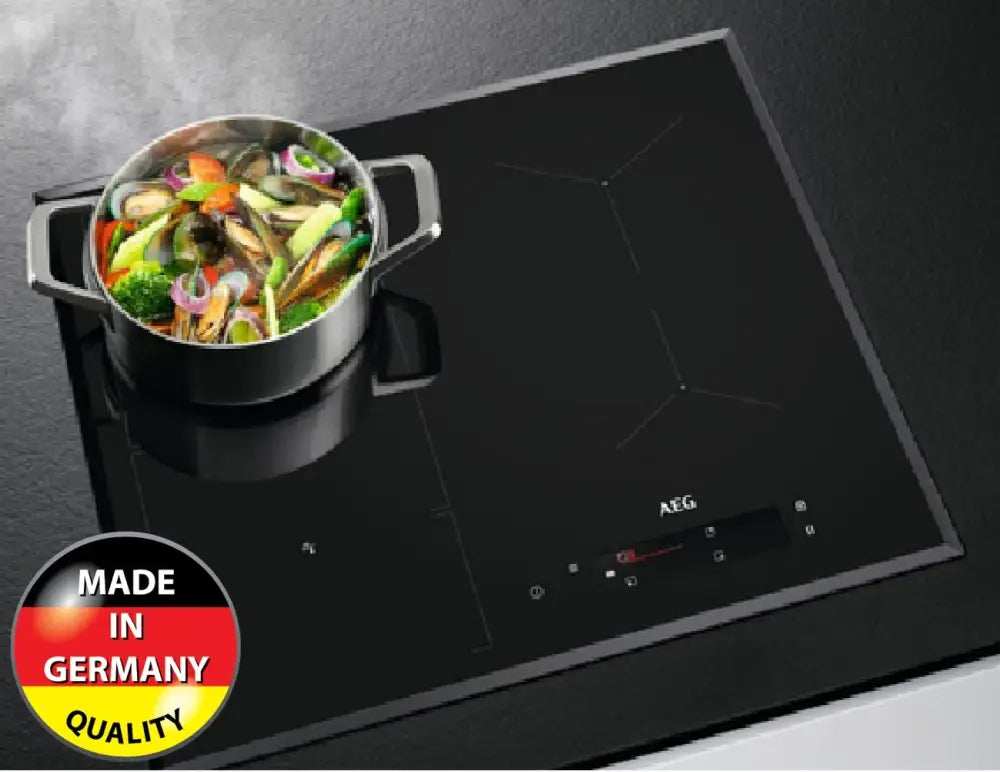 Aeg Iae64851Xb 60Cm Sensefry 4 Zone Induction Cooktop