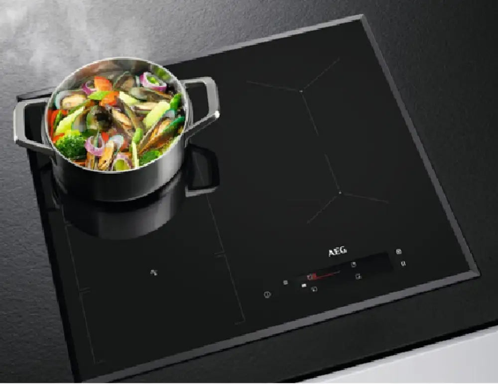 Aeg Iae64851Xb 60Cm Sensefry 4 Zone Induction Cooktop *