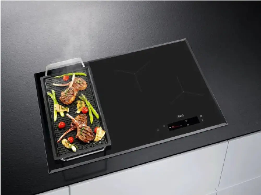 Aeg Iae84851Fb 80Cm Sensefry 4 Zone Induction Cooktop