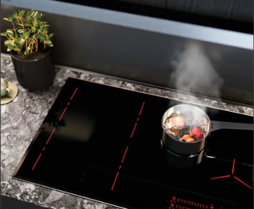 Aeg Ipe84571Fb 80Cm 4 Zone Pure Black Induction Cooktop