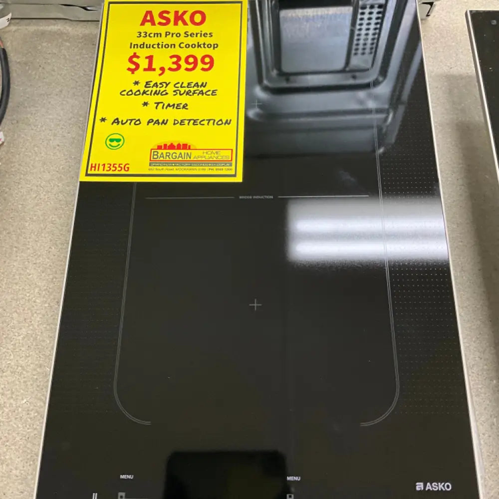 Asko Hi1355G 33Cm Pro Series Induction Cooktop
