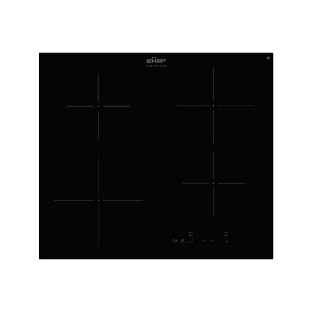 Chef Chi644Bb 60Cm 4 Zone Induction Cooktop