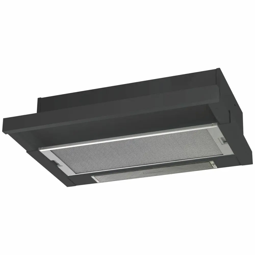 Chef Crr612Db 60Cm Slide-Out Rangehood Black Front Rangehood