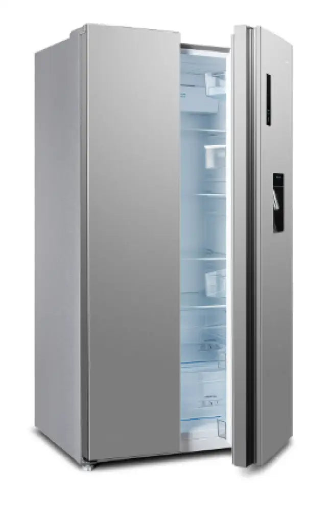 CHiQ CSS557NSD4E 559L Side by Side Refrigerator Silver Fridge