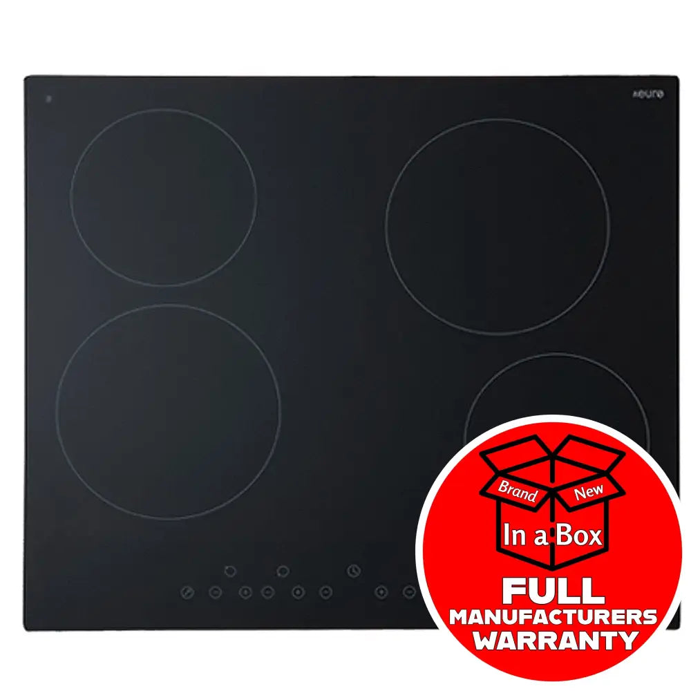Euro ECT600C4 60cm Ceran® Touch Electric Cooktop - Bargain Home Appliances