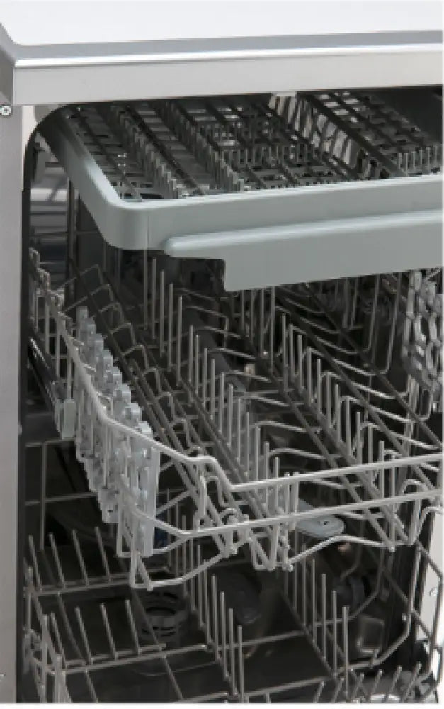 Euro Eds45Xs 45Cm Freestanding Dishwasher Silver