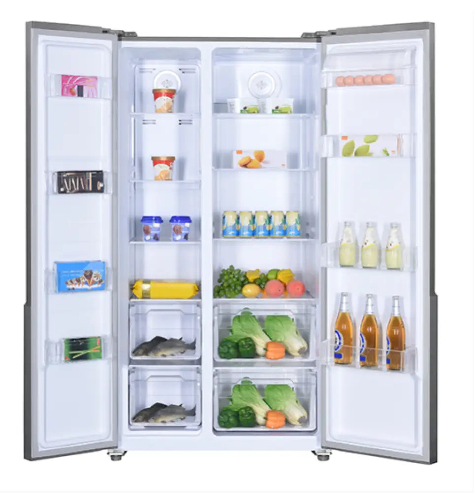 EUROMAID ESBS563S 532L Side By Side Stainless Steel Fridge Fridge