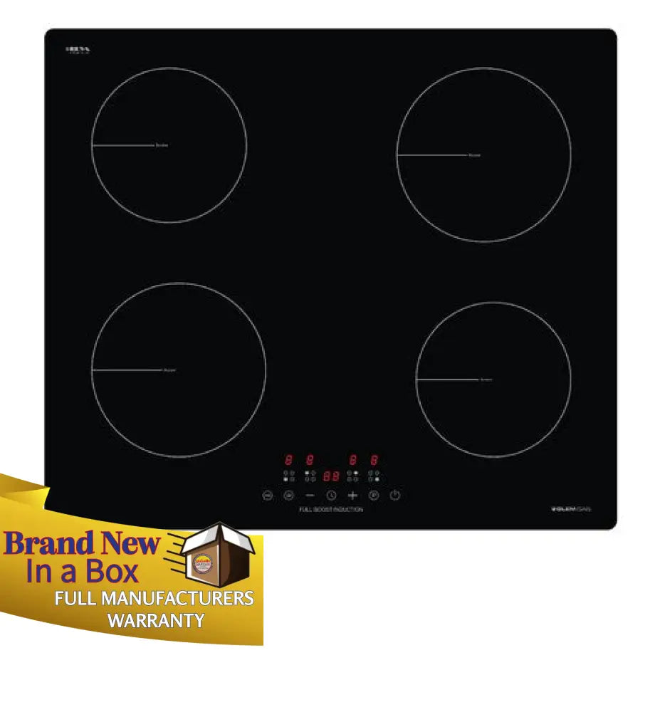 Glindbg Glem 60Cm 4 Zone Induction Cooktop With Full Boost Function *