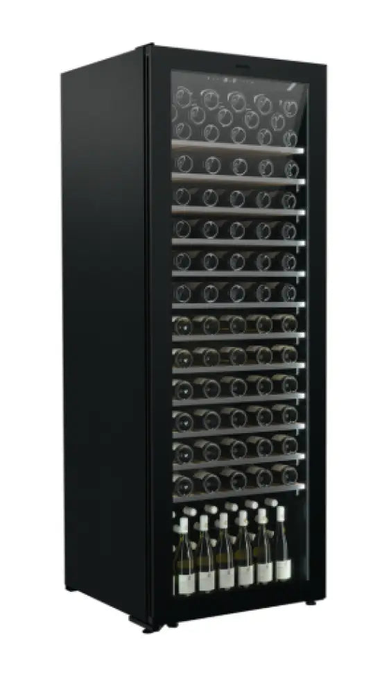 VINTEC VWM306PBA-L PREMIUM 180 Bottle Wine Cabinet with Telescopic Shelves Left Hand Fridge