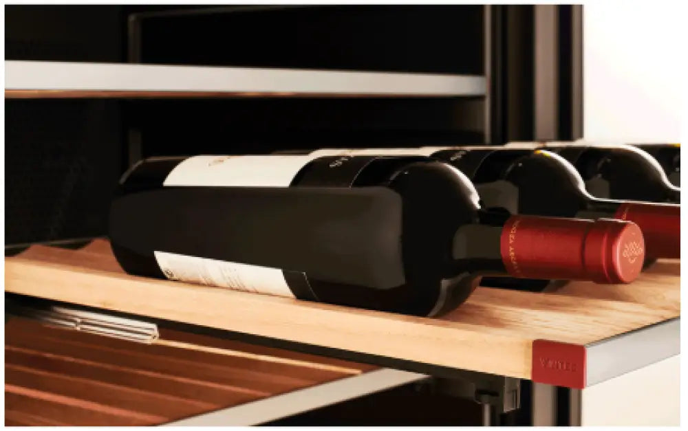 VINTEC VWM306PBA-L PREMIUM 180 Bottle Wine Cabinet with Telescopic Shelves Left Hand Fridge