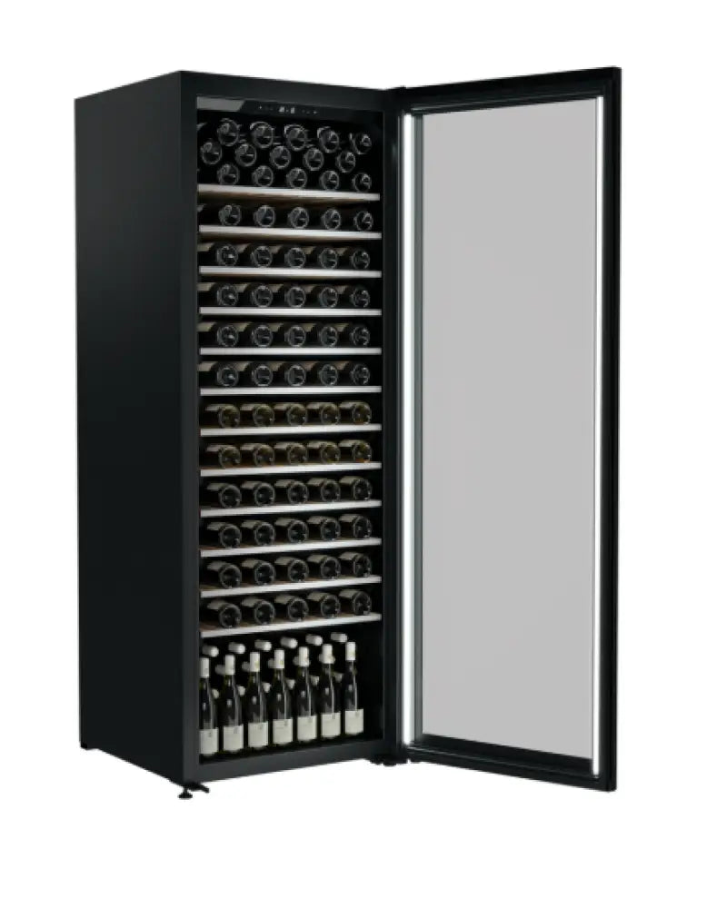VINTEC VWM306PBA-R PREMIUM 180 Bottle Wine Cabinet with Telescopic Shelves Right Hand Fridge