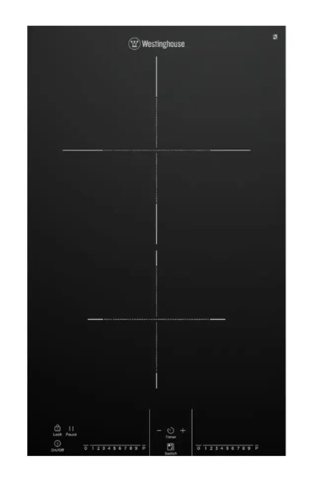 Westinghouse WHI323BD 30cm 2 Zone Induction Cooktop Cooktop