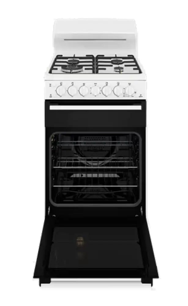 Westinghouse Wlg512Wcng 54Cm Freestanding Gas Oven And Cooktop White Upright