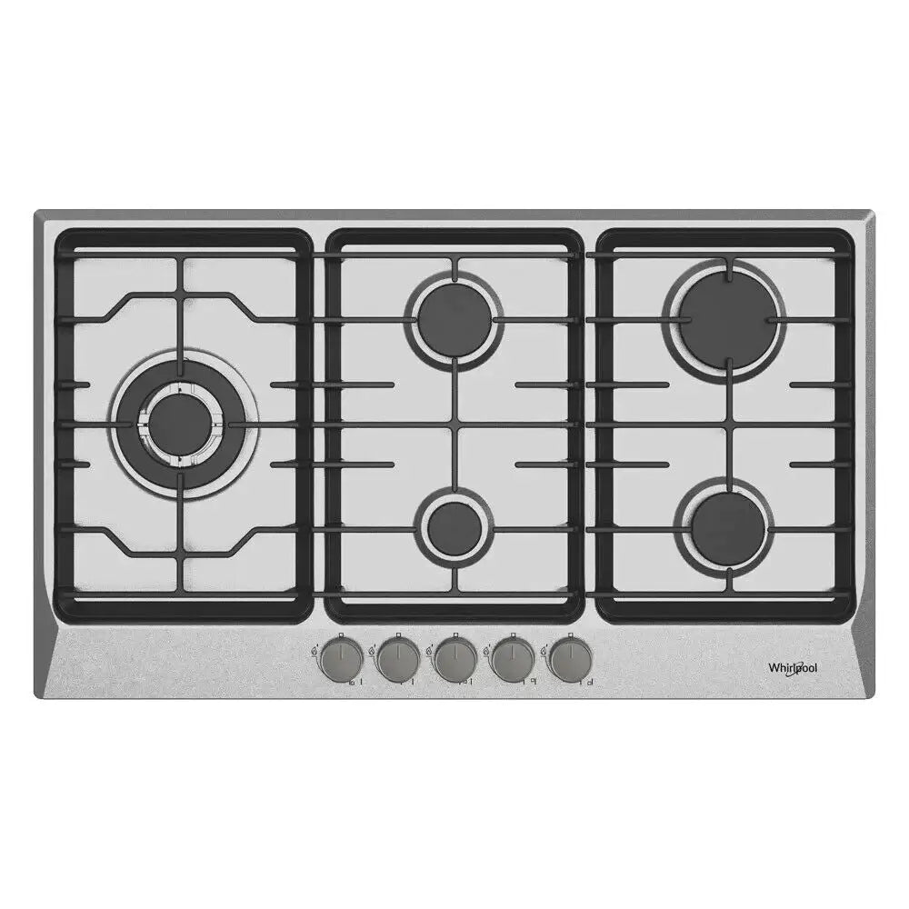 Whirlpool Akc950Cixoc 86Cm 5 Burner Gas Cooktop In S/Steel