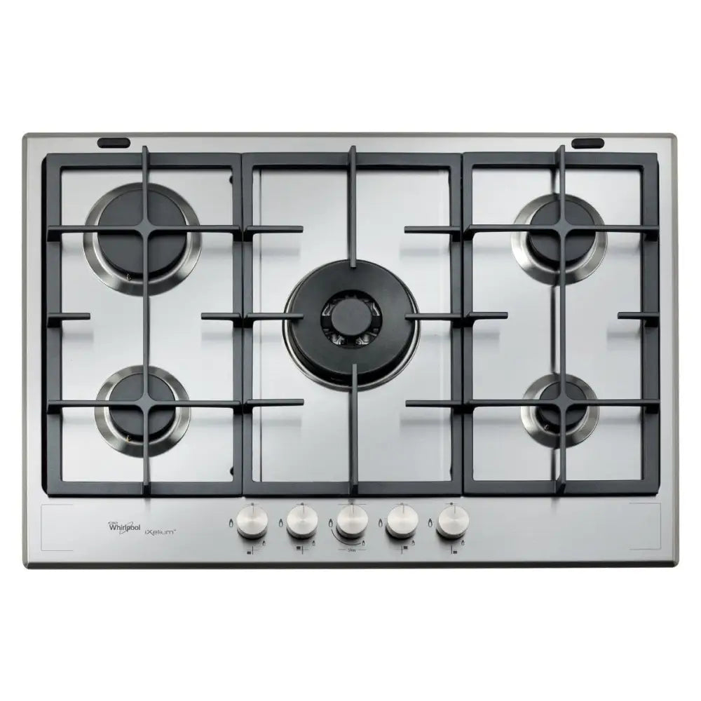 Whirlpool Gmf7522Ixl 75Cm 5 Burner Ixelium Gas Cooktop