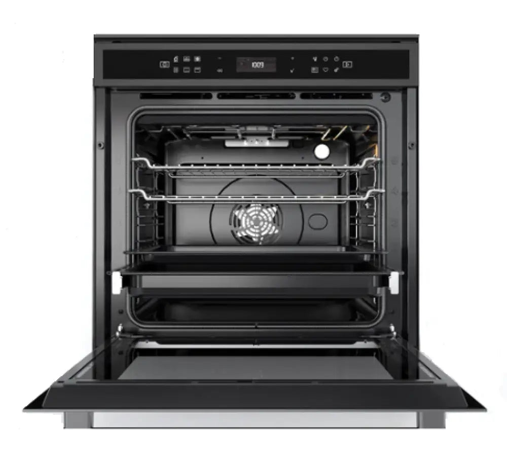 Whirlpool W60Mpbsoc 60Cm 6Th Sense Pyrolytic Built-In Oven In Black Stainless Steel