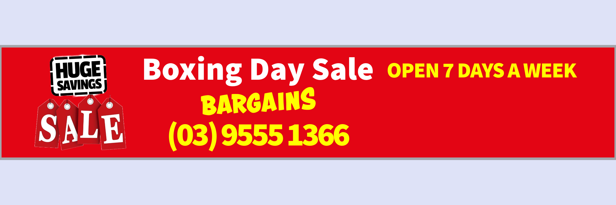 Boxing Day Sale 2024 !!